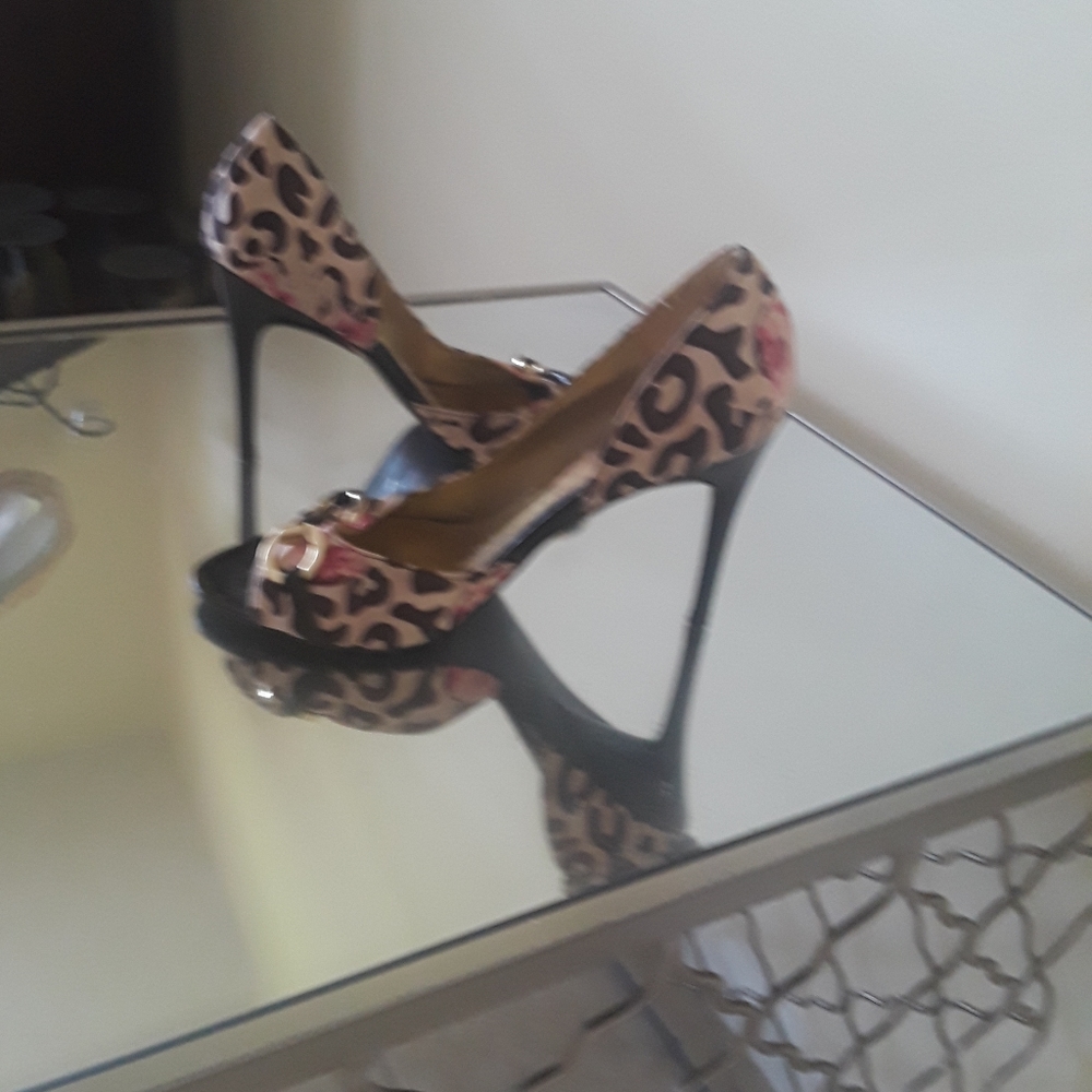 Carlos by Carlos Santana stiletto open toe pumps